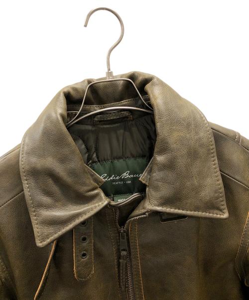 Eddie Bauer（エディーバウアー）Eddie Bauer (エディーバウアー) ボマージャケット フライトジャケット ブラウン サイズ:XSの古着・服飾アイテム