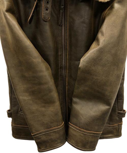 Eddie Bauer（エディーバウアー）Eddie Bauer (エディーバウアー) ボマージャケット フライトジャケット ブラウン サイズ:XSの古着・服飾アイテム