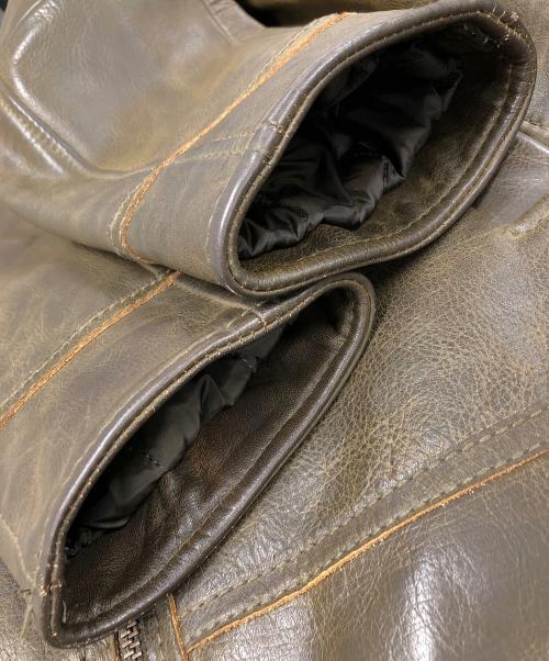 Eddie Bauer（エディーバウアー）Eddie Bauer (エディーバウアー) ボマージャケット フライトジャケット ブラウン サイズ:XSの古着・服飾アイテム