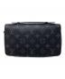 LOUIS VUITTON（ルイ ヴィトン）の古着「財布 モノグラム・エクリプス ジッピーXL」｜ブラック
