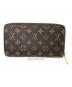 中古・古着 LOUIS VUITTON (ルイ ヴィトン) 長財布 モノグラム ジッピー オーガナイザー ブラウン サイズ:実寸サイズにてご確認ください。：30000円