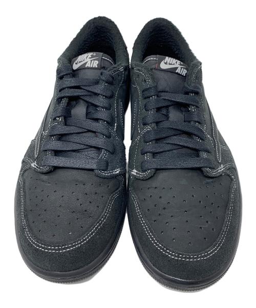 NIKE（ナイキ）NIKE ローカットスニーカー AIR JORDAN 1 LOW OG SP TRAVIS SCOTT（エアジョーダン1 ロー OG SP トラヴィススコット) BLACK/PHANTOM（ブラック ファントム） ブラック サイズ:27cmの古着・服飾アイテム