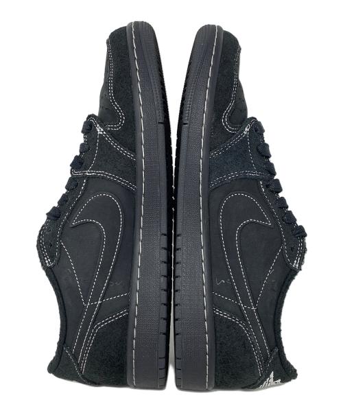 NIKE（ナイキ）NIKE ローカットスニーカー AIR JORDAN 1 LOW OG SP TRAVIS SCOTT（エアジョーダン1 ロー OG SP トラヴィススコット) BLACK/PHANTOM（ブラック ファントム） ブラック サイズ:27cmの古着・服飾アイテム
