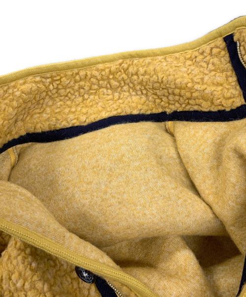 LUPO DI MARE SINA COVA（ルポ ディ マーレ シナコバ）LUPO DI MARE SINA COVA (ルポ ディ マーレ シナコバ) フリースジャケット フード付き イエロー サイズ:Lの古着・服飾アイテム