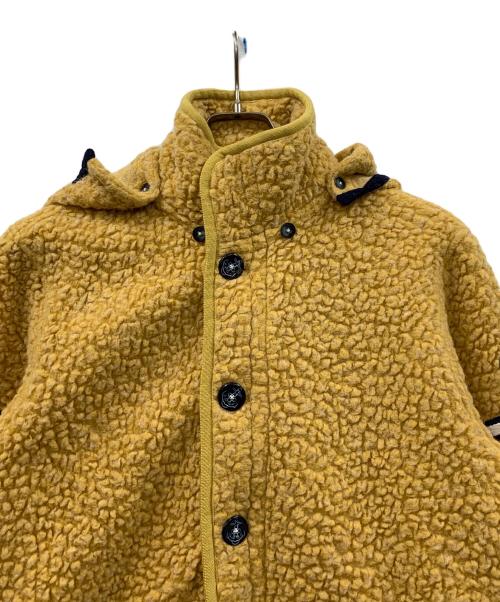 LUPO DI MARE SINA COVA（ルポ ディ マーレ シナコバ）LUPO DI MARE SINA COVA (ルポ ディ マーレ シナコバ) フリースジャケット フード付き イエロー サイズ:Lの古着・服飾アイテム