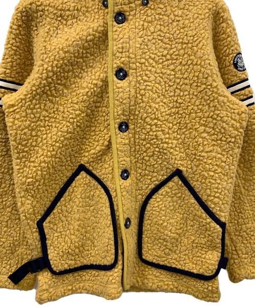 LUPO DI MARE SINA COVA（ルポ ディ マーレ シナコバ）LUPO DI MARE SINA COVA (ルポ ディ マーレ シナコバ) フリースジャケット フード付き イエロー サイズ:Lの古着・服飾アイテム