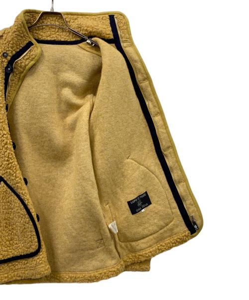 LUPO DI MARE SINA COVA（ルポ ディ マーレ シナコバ）LUPO DI MARE SINA COVA (ルポ ディ マーレ シナコバ) フリースジャケット フード付き イエロー サイズ:Lの古着・服飾アイテム