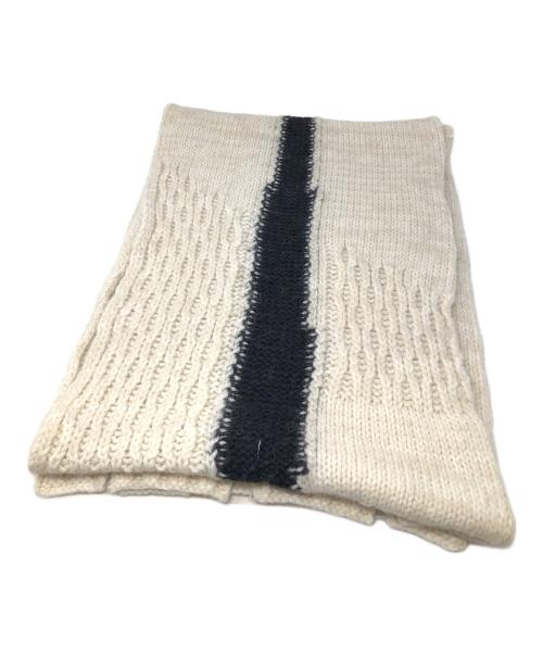 MM6 Maison Margiela（エムエムシックスメゾンマルジェラ）MM6 Maison Margiela (エムエムシックスメゾンマルジェラ) マフラー ベージュ サイズ:実寸サイズにてご確認下さい。の古着・服飾アイテム
