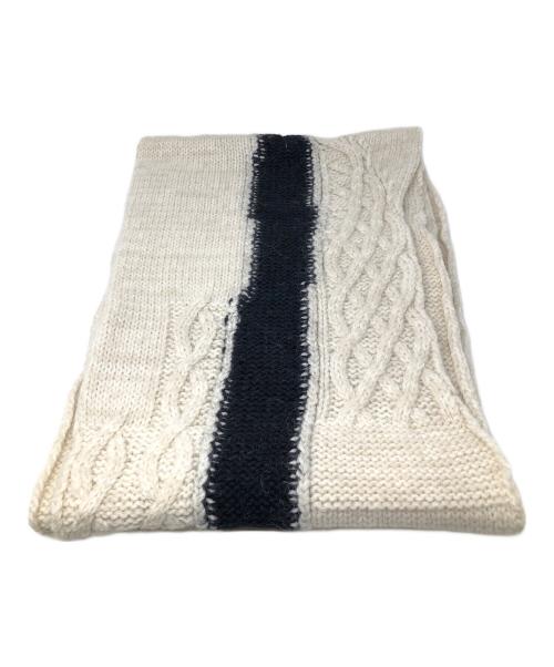 MM6 Maison Margiela（エムエムシックスメゾンマルジェラ）MM6 Maison Margiela (エムエムシックスメゾンマルジェラ) マフラー ベージュ サイズ:実寸サイズにてご確認下さい。の古着・服飾アイテム