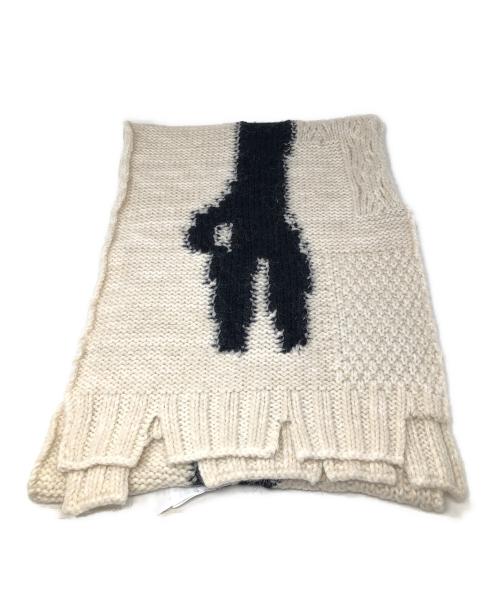 MM6 Maison Margiela（エムエムシックスメゾンマルジェラ）MM6 Maison Margiela (エムエムシックスメゾンマルジェラ) マフラー ベージュ サイズ:実寸サイズにてご確認下さい。の古着・服飾アイテム