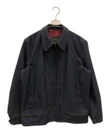 J.C.PENNY（ジェーシーペニー）の古着「スイングトップ ジャケット」｜ネイビー×ワインレッド