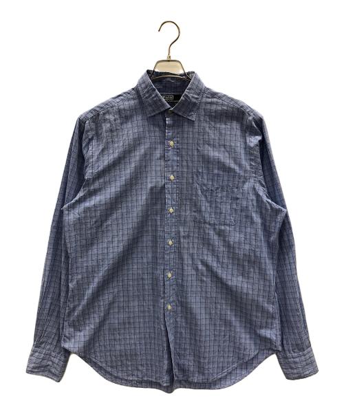 POLO RALPH LAUREN（ポロ・ラルフローレン）POLO RALPH LAUREN (ポロ・ラルフローレン) 長袖シャツ スカイブルー サイズ:16 1/2の古着・服飾アイテム