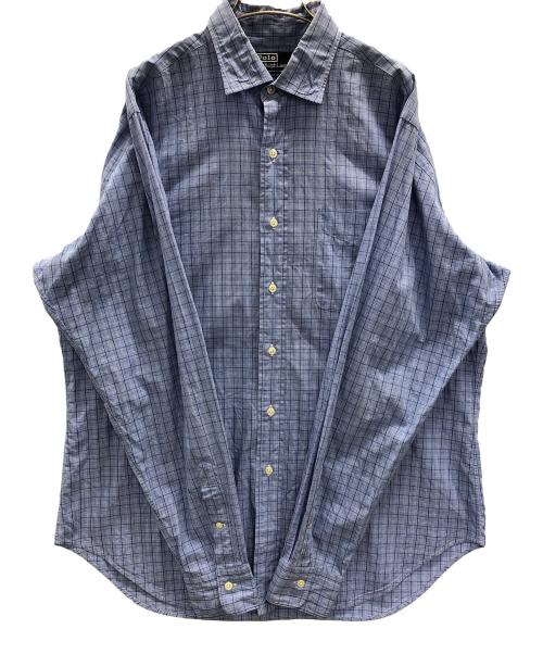 POLO RALPH LAUREN（ポロ・ラルフローレン）POLO RALPH LAUREN (ポロ・ラルフローレン) 長袖シャツ スカイブルー サイズ:16 1/2の古着・服飾アイテム