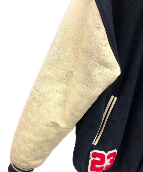 NIKE（ナイキ）NIKE (ナイキ) ヴィンテージスタジャン ブラック×ベージュ サイズ:Lの古着・服飾アイテム