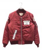 AVIREXアヴィレックス）の古着「MA-1ジャケット」｜レッド