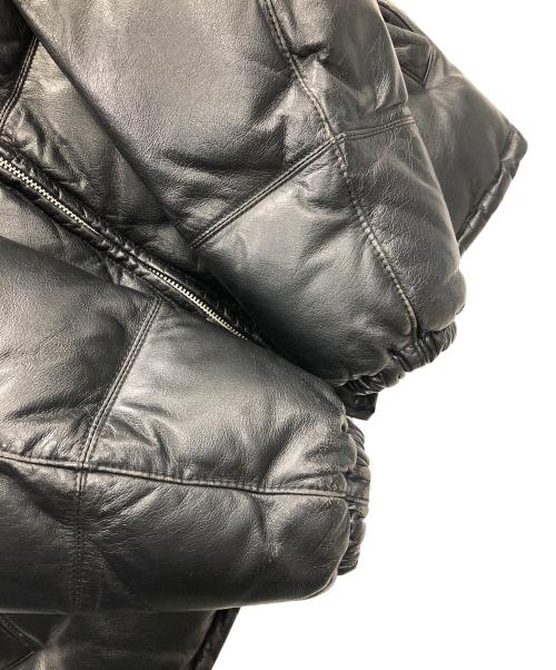 SCOOP MAN（スクープマン）SCOOP MAN (スクープマン) レザーダウンジャケット ブラック サイズ:Mの古着・服飾アイテム