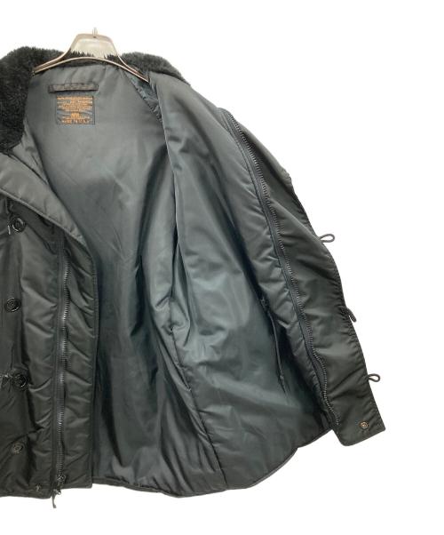 ALPHA（アルファ）ALPHA (アルファ) 中綿ジャケット N-4B ブラック サイズ:Mの古着・服飾アイテム