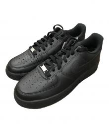 NIKE（ナイキ）の古着「スニーカー Air Force 1 Low '07 "Black/Black" (エアフォース1 ロー '07 "ブラック/ブラック")」｜ブラック