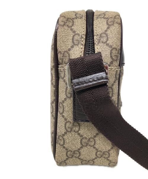 GUCCI（グッチ）GUCCI (グッチ) GG（ジージー）スプリーム ショルダーバッグ ベージュ サイズ:実寸サイズにてご確認下さい。の古着・服飾アイテム