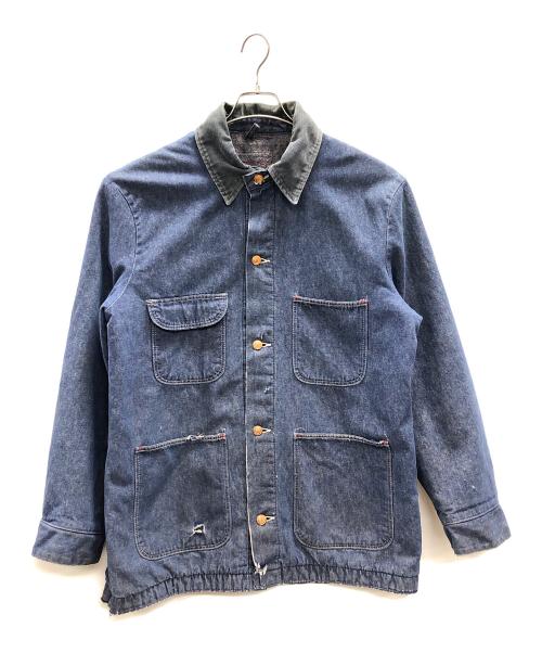 BLUE BELL（ブルーベル）BLUE BELL (ブルーベル) デニムカバーオール インディゴ サイズ:実寸サイズにてご確認ください実寸サイズ。の古着・服飾アイテム