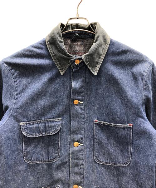 BLUE BELL（ブルーベル）BLUE BELL (ブルーベル) デニムカバーオール インディゴ サイズ:実寸サイズにてご確認ください実寸サイズ。の古着・服飾アイテム