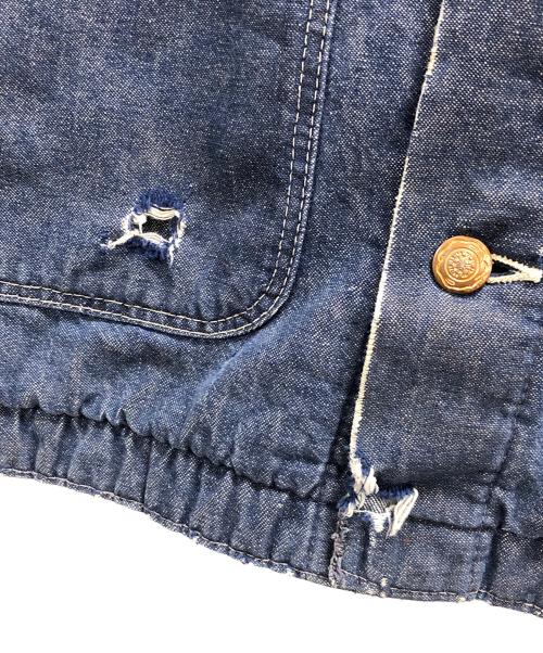 BLUE BELL（ブルーベル）BLUE BELL (ブルーベル) デニムカバーオール インディゴ サイズ:実寸サイズにてご確認ください実寸サイズ。の古着・服飾アイテム