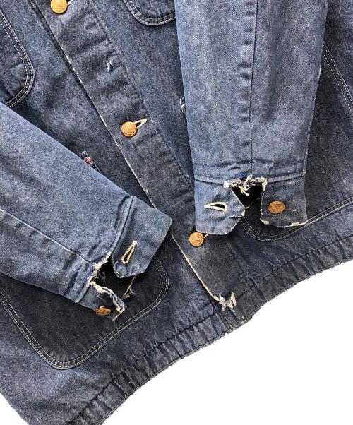 BLUE BELL（ブルーベル）BLUE BELL (ブルーベル) デニムカバーオール インディゴ サイズ:実寸サイズにてご確認ください実寸サイズ。の古着・服飾アイテム