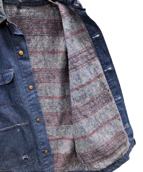 BLUE BELL（ブルーベル）BLUE BELL (ブルーベル) デニムカバーオール インディゴ サイズ:実寸サイズにてご確認ください実寸サイズ。の古着・服飾アイテム