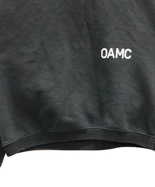 OAMC（オーエーエムシー）OAMC (オーエーエムシー) スウェット noise crewneck (ノイズクルーネック) ブラック サイズ:Mの古着・服飾アイテム