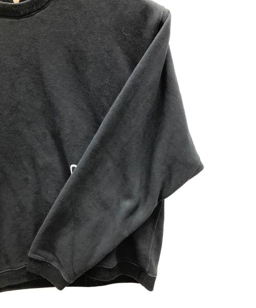 OAMC（オーエーエムシー）OAMC (オーエーエムシー) スウェット noise crewneck (ノイズクルーネック) ブラック サイズ:Mの古着・服飾アイテム