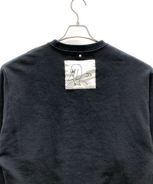 OAMC（オーエーエムシー）OAMC (オーエーエムシー) スウェット noise crewneck (ノイズクルーネック) ブラック サイズ:Mの古着・服飾アイテム