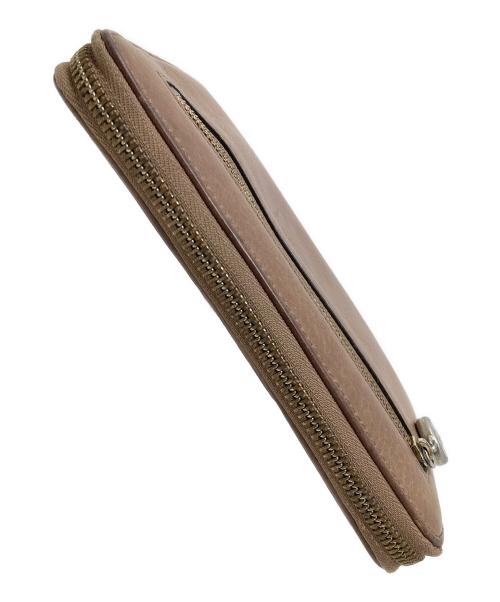 BVLGARI（ブルガリ）BVLGARI (ブルガリ) ラウンドファスナー財布 ライトブラウン サイズ:実寸サイズにてご確認下さい。の古着・服飾アイテム