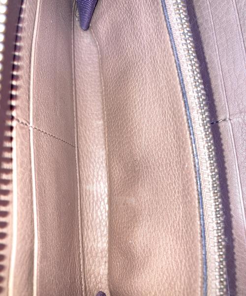 BVLGARI（ブルガリ）BVLGARI (ブルガリ) ラウンドファスナー財布 ライトブラウン サイズ:実寸サイズにてご確認下さい。の古着・服飾アイテム