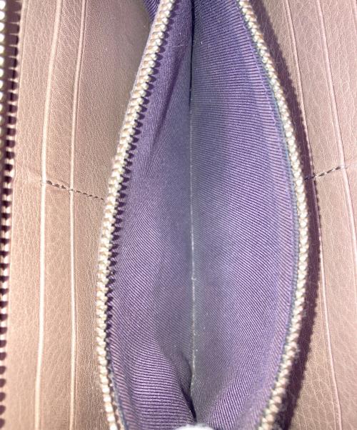 BVLGARI（ブルガリ）BVLGARI (ブルガリ) ラウンドファスナー財布 ライトブラウン サイズ:実寸サイズにてご確認下さい。の古着・服飾アイテム