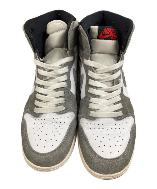 NIKE（ナイキ）NIKE (ナイキ) ハイカットスニーカー Air Jordan 1 Retro High OG エアジョーダン1レトロハイOG グレー サイズ:25の古着・服飾アイテム
