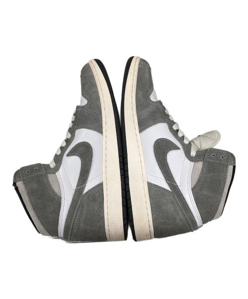 NIKE（ナイキ）NIKE (ナイキ) ハイカットスニーカー Air Jordan 1 Retro High OG エアジョーダン1レトロハイOG グレー サイズ:25の古着・服飾アイテム