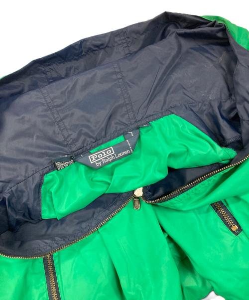 POLO RALPH LAUREN（ポロ・ラルフローレン）POLO RALPH LAUREN (ポロ・ラルフローレン) ナイロンパーカー グリーン サイズ:XLの古着・服飾アイテム
