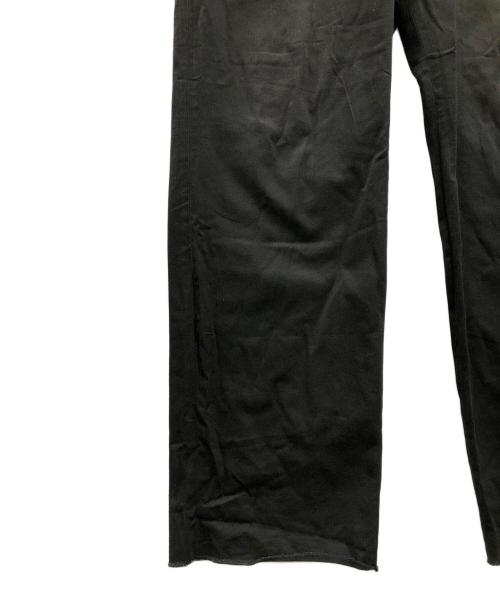 PEACEMINUSONE（ピースマイナスワン）PEACEMINUSONE (ピースマイナスワン) ワークパンツ ブラック サイズ:実寸サイズにてご確認下さい。の古着・服飾アイテム