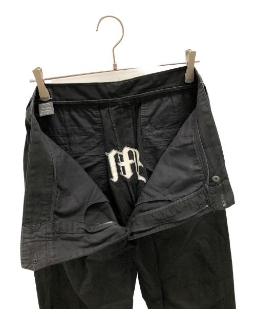 PEACEMINUSONE（ピースマイナスワン）PEACEMINUSONE (ピースマイナスワン) ワークパンツ ブラック サイズ:実寸サイズにてご確認下さい。の古着・服飾アイテム