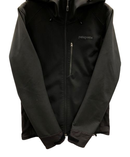 Patagonia（パタゴニア）Patagonia (パタゴニア) ナイロンジャケット Adze Hydrid Hoody（アズ ハイブリッド フーディ） ブラック サイズ:XSの古着・服飾アイテム
