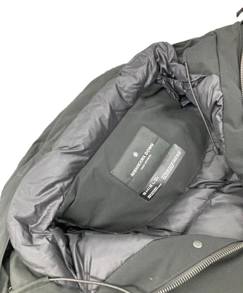 nano・universe（ナノ・ユニバース）nano・universe (ナノ・ユニバース) ダウンジャケット ブラック サイズ:Sの古着・服飾アイテム