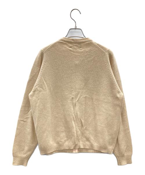 BALLANTYNE（バランタイン）BALLANTYNE (バランタイン) 金釦カシミヤカーディガン ベージュ サイズ:42の古着・服飾アイテム