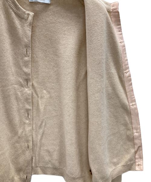 BALLANTYNE（バランタイン）BALLANTYNE (バランタイン) 金釦カシミヤカーディガン ベージュ サイズ:42の古着・服飾アイテム