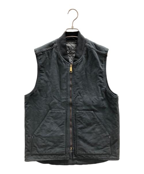 CarHartt（カーハート）CarHartt (カーハート) ダック地ベスト CLASSIC VEST（クラシック ベスト） グレー サイズ:Mの古着・服飾アイテム
