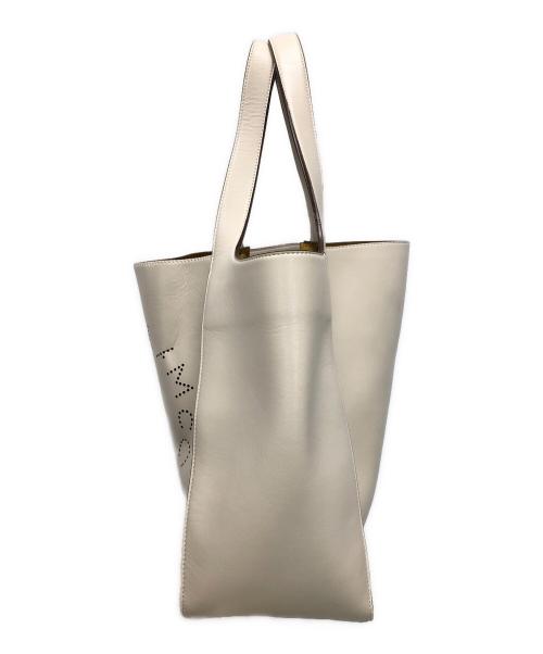 STELLA McCARTNEY（ステラマッカートニー）STELLA McCARTNEY (ステラマッカートニー) ステラ ロゴ トートバッグ アイボリー サイズ:実寸サイズにてご確認下さい。の古着・服飾アイテム