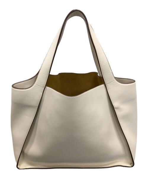 STELLA McCARTNEY（ステラマッカートニー）STELLA McCARTNEY (ステラマッカートニー) ステラ ロゴ トートバッグ アイボリー サイズ:実寸サイズにてご確認下さい。の古着・服飾アイテム