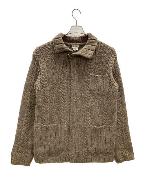DRIES VAN NOTEN（ドリスヴァンノッテン）DRIES VAN NOTEN (ドリスヴァンノッテン) ニットカーディガン ブラウン サイズ:Mの古着・服飾アイテム