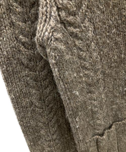 DRIES VAN NOTEN（ドリスヴァンノッテン）DRIES VAN NOTEN (ドリスヴァンノッテン) ニットカーディガン ブラウン サイズ:Mの古着・服飾アイテム