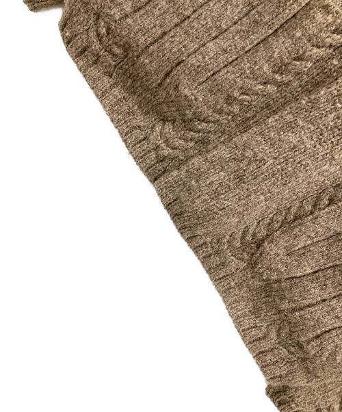 DRIES VAN NOTEN（ドリスヴァンノッテン）DRIES VAN NOTEN (ドリスヴァンノッテン) ニットカーディガン ブラウン サイズ:Mの古着・服飾アイテム