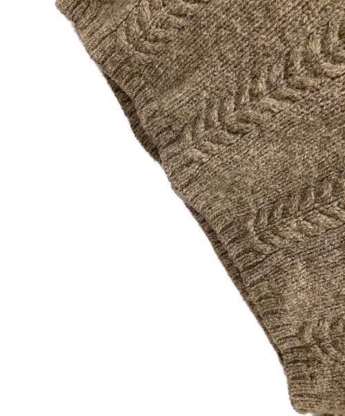 DRIES VAN NOTEN（ドリスヴァンノッテン）DRIES VAN NOTEN (ドリスヴァンノッテン) ニットカーディガン ブラウン サイズ:Mの古着・服飾アイテム